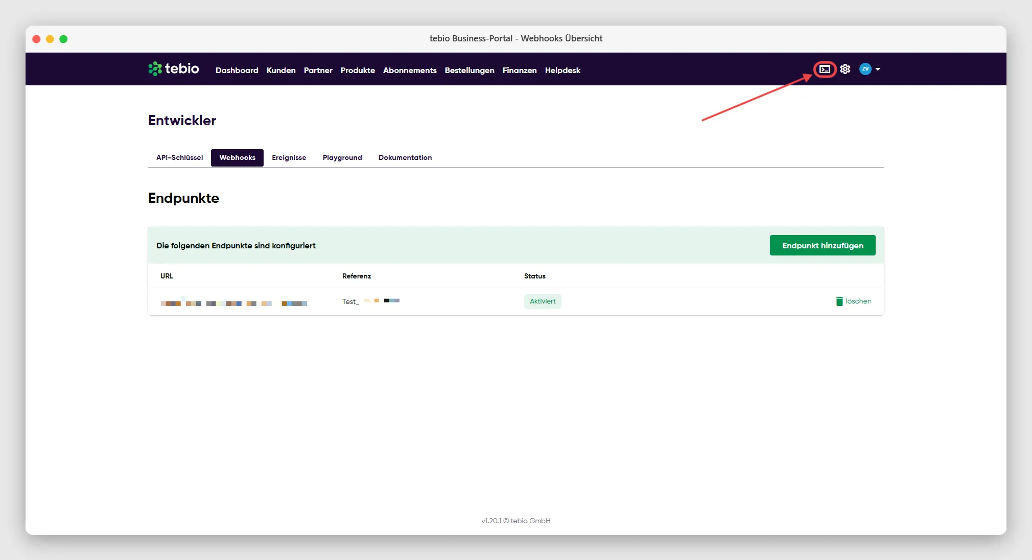 Webhook Übersicht